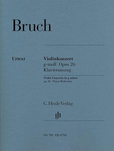 HENLE VERLAG BRUCH M. - VIOLIN CONCERTO G MINOR OP. 26 Klassische Noten Violine