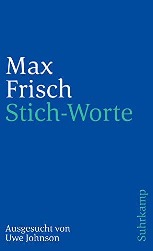 Stich-Worte (suhrkamp taschenbuch) von Suhrkamp Verlag AG