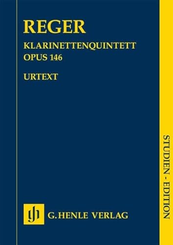 Klarinettenquintett A-dur op. 146 Studien-Edition: Besetzung: Kammermusik mit Blasinstrumenten (Studien-Editionen: Studienpartituren)