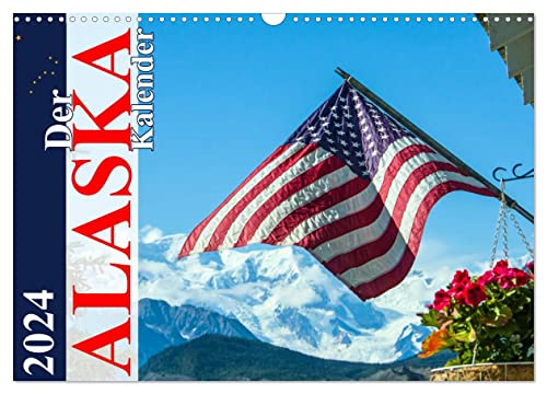 Der Alaska Kalender CH-Version (Wandkalender 2024 DIN A3 quer), CALVENDO Monatskalender