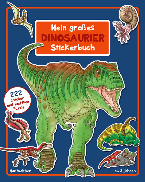 Dinosaurier Stickerbuch von Adrian&Wimmelbuchverlag