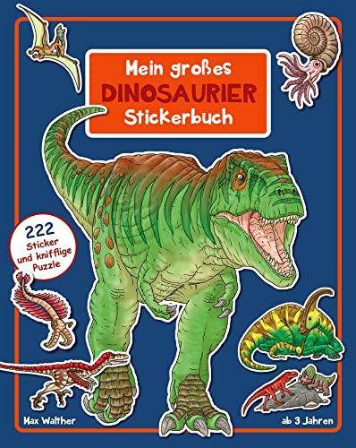 Dinosaurier Stickerbuch: Ab 3 Jahren