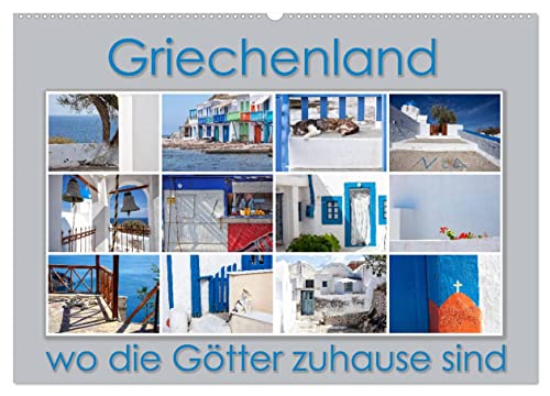 Griechenland - wo die Götter zuhause sind (Wandkalender 2024 DIN A2 quer), CALVENDO Monatskalender