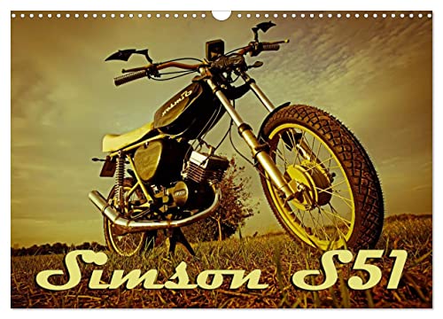 Simson S51 (Wandkalender 2024 DIN A3 quer), CALVENDO Monatskalender