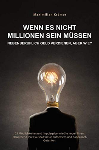 Wenn es nicht Millionen sein müssen - nebenberuflich Geld verdienen, aber wie?: 21 Möglichkeiten und Impulsgeber wie Sie neben Ihrem Hauptberuf Ihre Haushaltskasse aufbessern und dabei noch Gutes tun