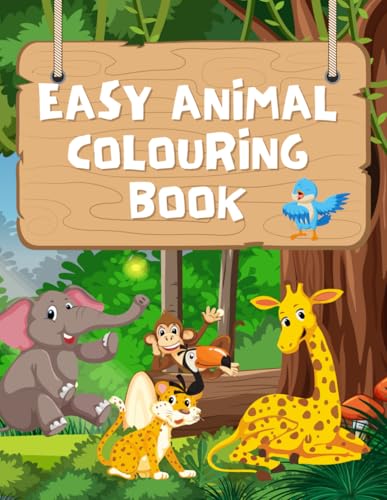 Easy Animal Colouring Book von Independently published