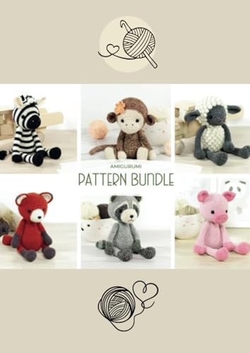 AMIGURUMI PATTERN BUNDLE: ALL IN ONE BOOK (AMIGURUMI CROCHET PATTERNS WORLD, Band 1) von Independently published