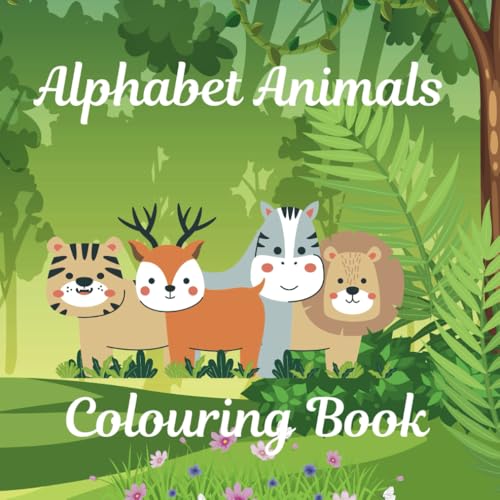 Alphabet Animals Colouring Book von Independently published