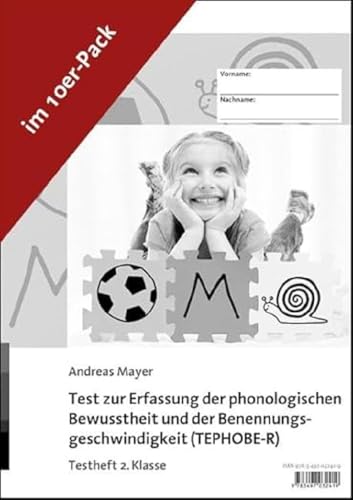 Test zur Erfassung der phonologischen Bewusstheit und der Benennungsgeschwindigkeit (TEPHOBE-R): Testheft 2. Klasse (10er Pack)