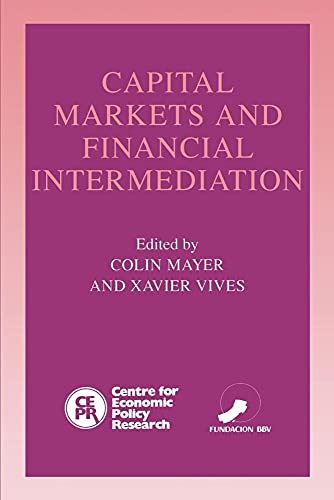 Capital Markets, Financial Intermed von Cambridge University Press