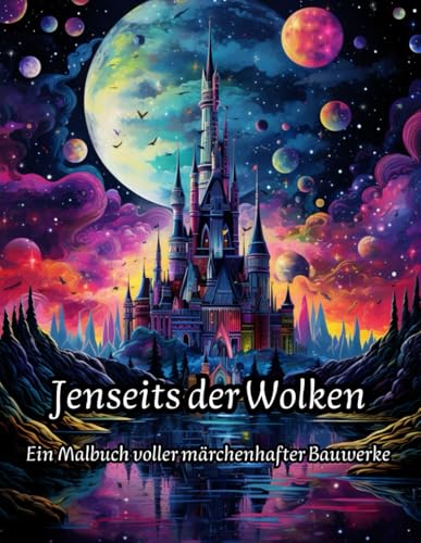 Jenseits der Wolken: Ein magisches Ausmalbuch voller märchenhafter Städte, geheimnisvoller Türme und verzauberter Landschaften mit traumhaften ... Entspannung und Fantasyliebhaber. | 50 Motive von Independently published