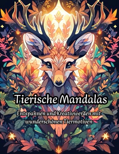 Tierische Mandalas: Entspannen und Kreativwerden mit wunderschönen Tiermotiven | 50 Motive | für Jugendliche und Senioren von Independently published
