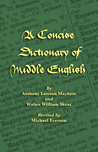 A Concise Dictionary of Middle English von Evertype