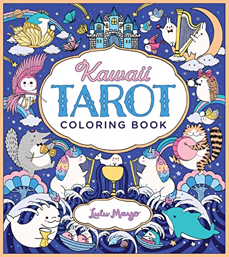 Kawaii Tarot Coloring Book: Color your way through the cutest of tarot cards--kawaii style! von Walter Foster