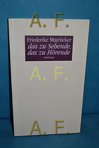 das zu Sehende, das zu Hörende