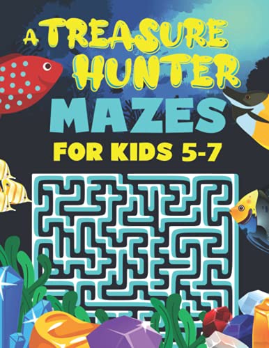 Mazes for Kids Ages 5 6 7: 2in1 A Labyrinth Activity Book For Children 5 6 7 Years Old And A Story To Read. A Variety of Fun Puzzle Mazes to Engage Boys and Girls Ages 5-7. Marine Life Maze Book. von Independently published