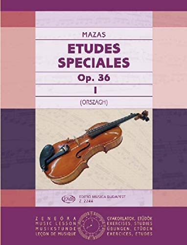 Études spéciales I Op. 36 (Violin)