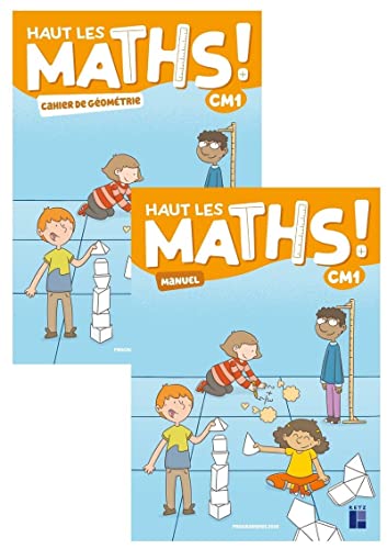 Haut les maths ! CM1 - Manuel + cahier de géométrie - ed 2021: Pack en 2 volumes : Manuel + Cahier de géométrie von RETZ