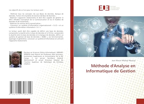 Méthode d'Analyse en Informatique de Gestion von Éditions universitaires européennes