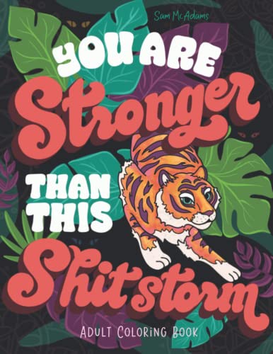 You are Stronger than this Shit Storm Adult Coloring Book: Motivational Swear Word Coloring Books for Women and Men Funny Cuss Word Colouring Book ... & Relaxation (Maybe Swearing Will Help)