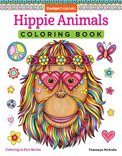 Hippie Animals Coloring Book (Coloring Is Fun) von Design Originals