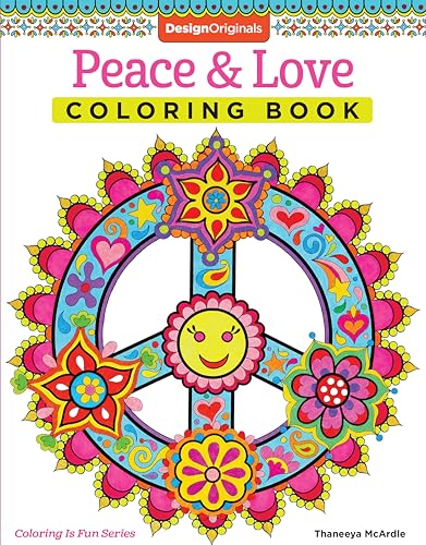 Peace & Love Coloring Book (Coloring Is Fun)