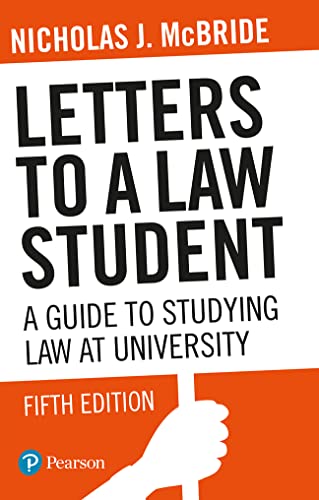 Letters to a Law Student von Pearson