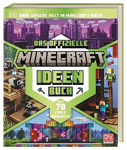 Das offizielle Minecraft Ideen Buch: Baue unsere Welt in Minecraft nach! Über 70 coole Bauideen. Von den Pyramiden bis zur ISS – Bauideen für Gebäude und Naturwunder. Für Minecraft-Fans ab 8 Jahren von Dorling Kindersley Verlag