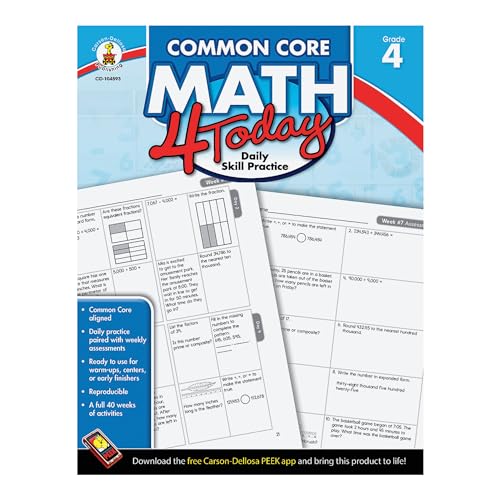 Common Core Math 4 Today, Grade 4: Daily Skill Practice: Daily Skill Practice Volume 7 (Common Core 4 Today)