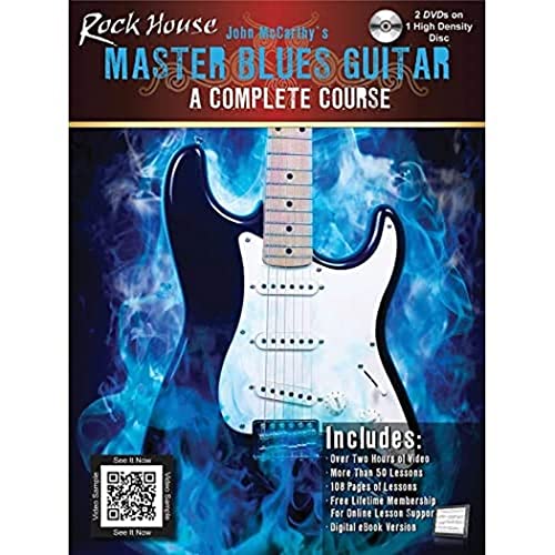 John McCarthy: Rock House Master Blues Guitar (Book/DVD): A Complete Course von Rock House