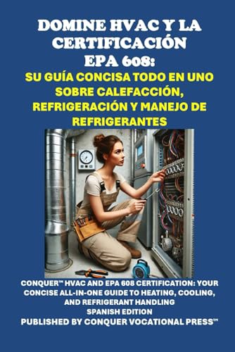 Domine HVAC y la Certificación EPA 608: Su Guía Concisa Todo en Uno sobre Calefacción, Refrigeración y Manejo de Refrigerantes: Conquer HVAC and EPA ... Refrigerant Handling (Skilled Trades Exams) von Independently published