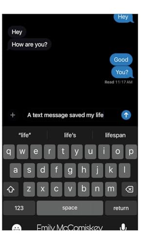 A Text Message Saved my life von Lulu.com