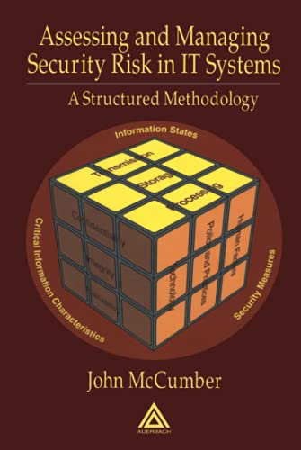 Assessing and Managing Security Risk in IT Systems: A Structured Methodology von Auerbach Publications