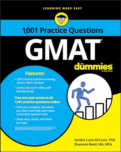 GMAT: 1,001 Practice Questions For Dummies von For Dummies