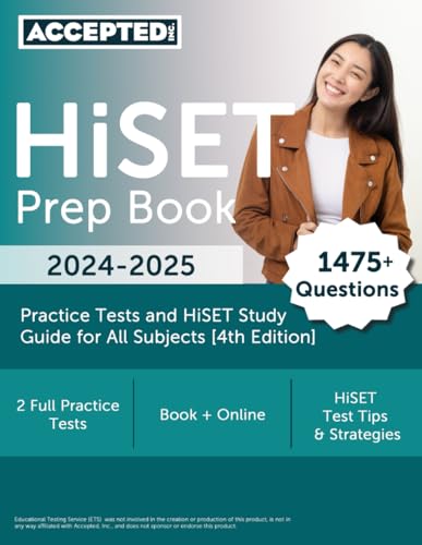 HiSET Prep Book: Practice Tests and HiSET Study Guide for All Subjects: [4th Edition]