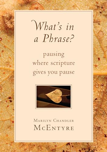 What's in a Phrase?: Pausing Where Scripture Give You Pause: Pausing Where Scripture Gives You Pause