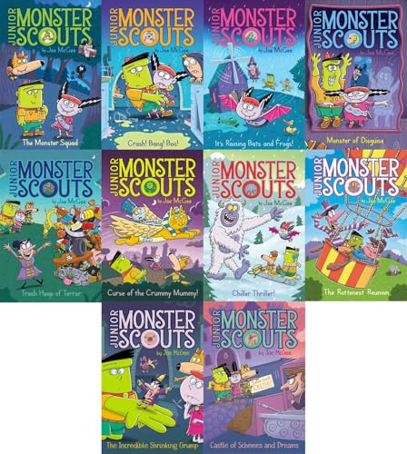 The Junior Monster Scouts Tiny-But-Terrifying Collected Set: The Monster Squad; Crash! Bang! Boo!; It's Raining Bats and Frogs!; Monster of Disguise; ... Shrinking Grump; Castle of Schemes and Dreams von Aladdin