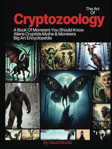 The Art of Cryptozoology A Book Of Monsters You Should Know: Aliens Cryptids Myths & Monsters Big Art Encyclopedia