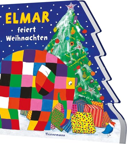 Elmar: Elmar feiert Weihnachten: Auffällig gestaltetes Pappbilderbuch Elmar: Elmar feiert Weihnachten: Auffällig gestaltetes Pappbilderbuch von Thienemann-Esslinger Verlag GmbH