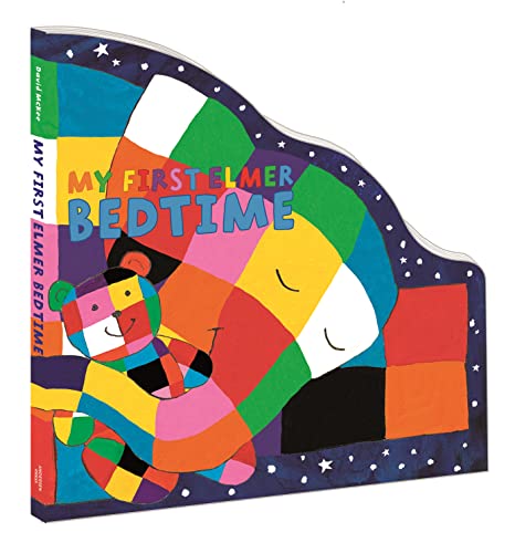 My First Elmer Bedtime: Shaped Board Book (Elmer Shaped Board Books) von Andersen Press