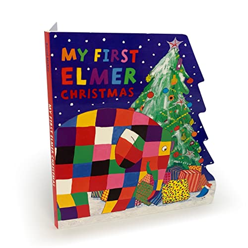 My First Elmer Christmas: Shaped Board Book (Elmer Shaped Board Books)