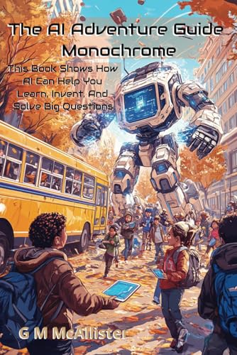 The AI Adventure Guide Monochrome: This Book ShowsHow AI can Help You Learn, Invent, And Solve Big Questions von Independently published