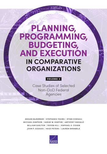 Planning, Programming, Budgeting, and Execution in Comparative Organizations: Case Studies of Selected Non-Dod Federal Agencies (3) von RAND Corporation