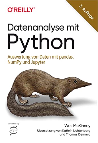 Datenanalyse mit Python: Auswertung von Daten mit Pandas, NumPy und IPython von O'Reilly