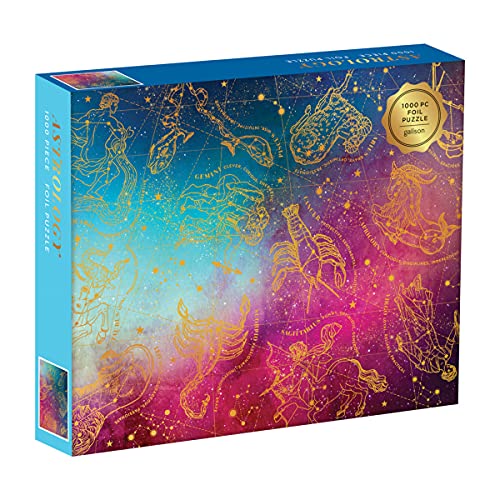 Galison Mudpuppy Astrology 1000 Piece Foil Puzzle (Puzzles)