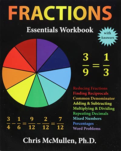 Fractions Essentials Workbook with Answers von Zishka Publishing