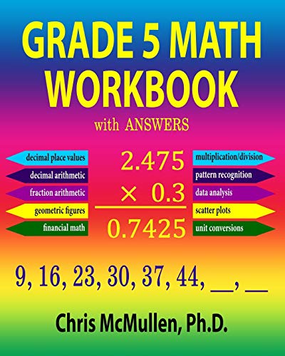 Grade 5 Math Workbook with Answers (Improve Your Math Fluency, Band 22) von Zishka Publishing