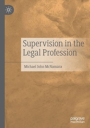 Supervision in the Legal Profession von Palgrave Macmillan