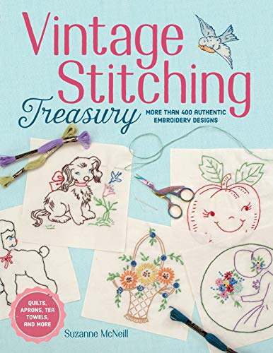 Vintage Stitching Treasury: More Than 400 Authentic Embroidery Designs von Design Originals