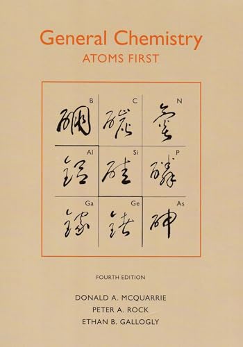 General Chemistry: Atoms First von University Science Books